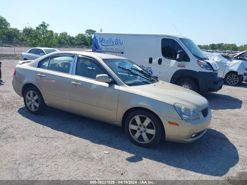 2008 Kia Optima Lx VIN: KNAGE123185238349 Lot: 39231529