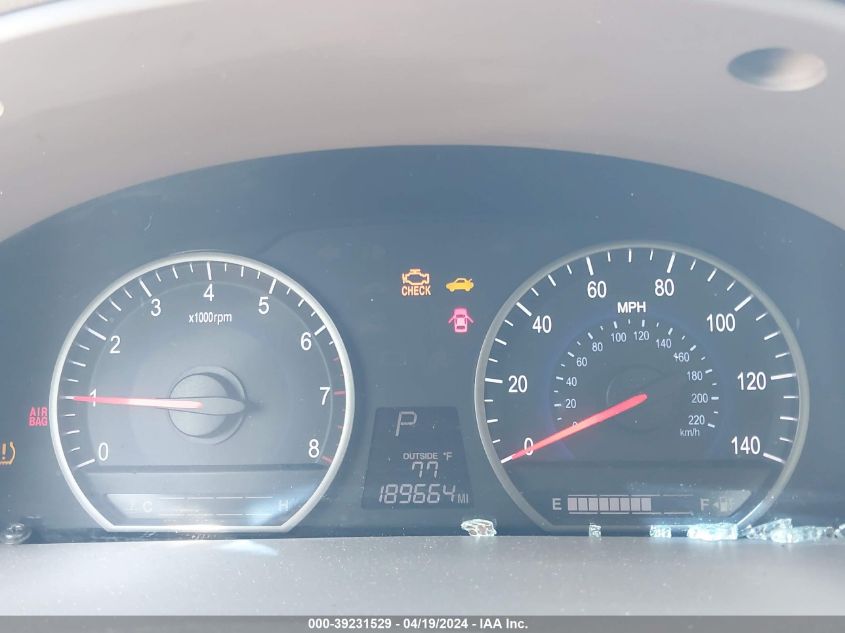 2008 Kia Optima Lx VIN: KNAGE123185238349 Lot: 39231529