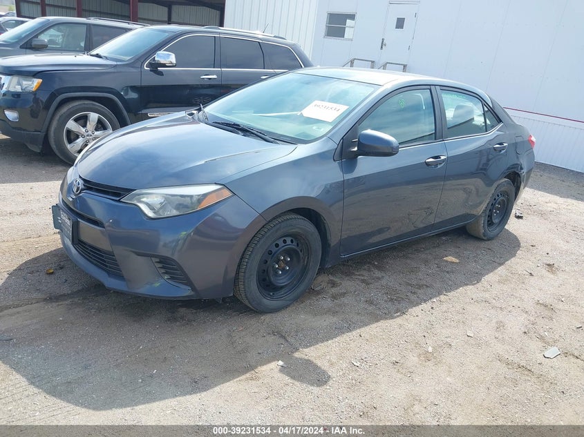2015 Toyota Corolla Le VIN: 2T1BURHEXFC353202 Lot: 39231534