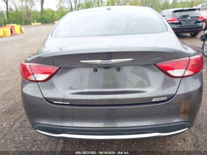 2015 Chrysler 200 Limited VIN: 1C3CCCAB7FN543271 Lot: 39231553