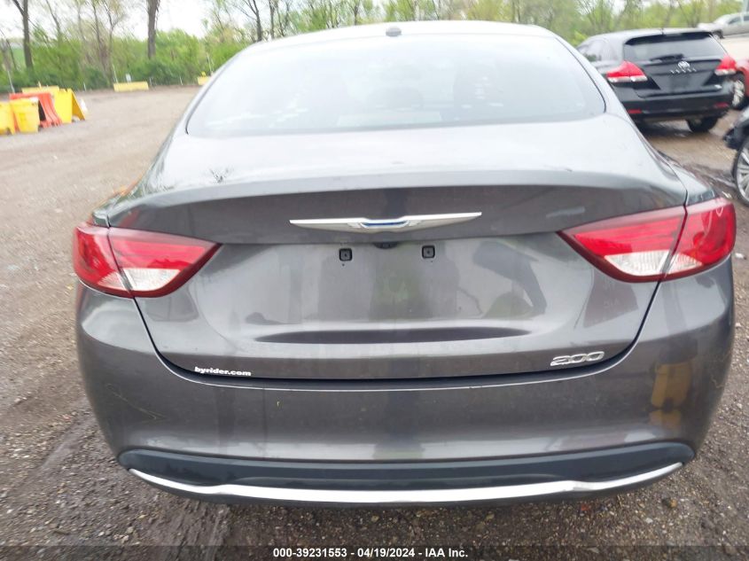 2015 Chrysler 200 Limited VIN: 1C3CCCAB7FN543271 Lot: 39257004