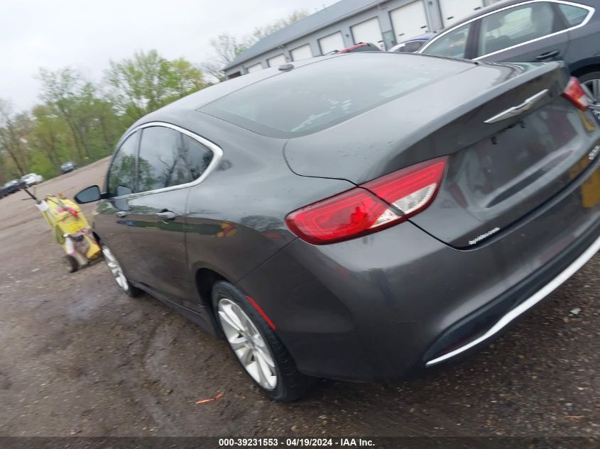 2015 Chrysler 200 Limited VIN: 1C3CCCAB7FN543271 Lot: 39257004