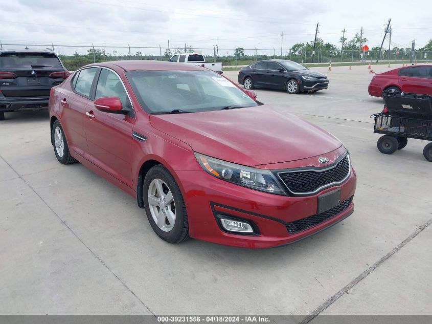 2015 Kia Optima Lx VIN: 5XXGM4A76FG450281 Lot: 39231556