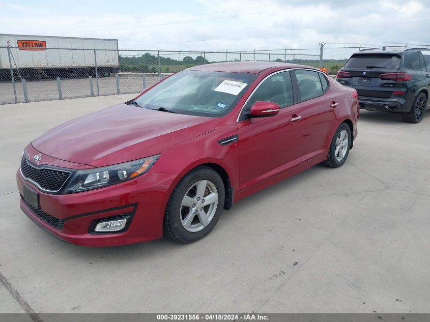 2015 Kia Optima Lx VIN: 5XXGM4A76FG450281 Lot: 39231556