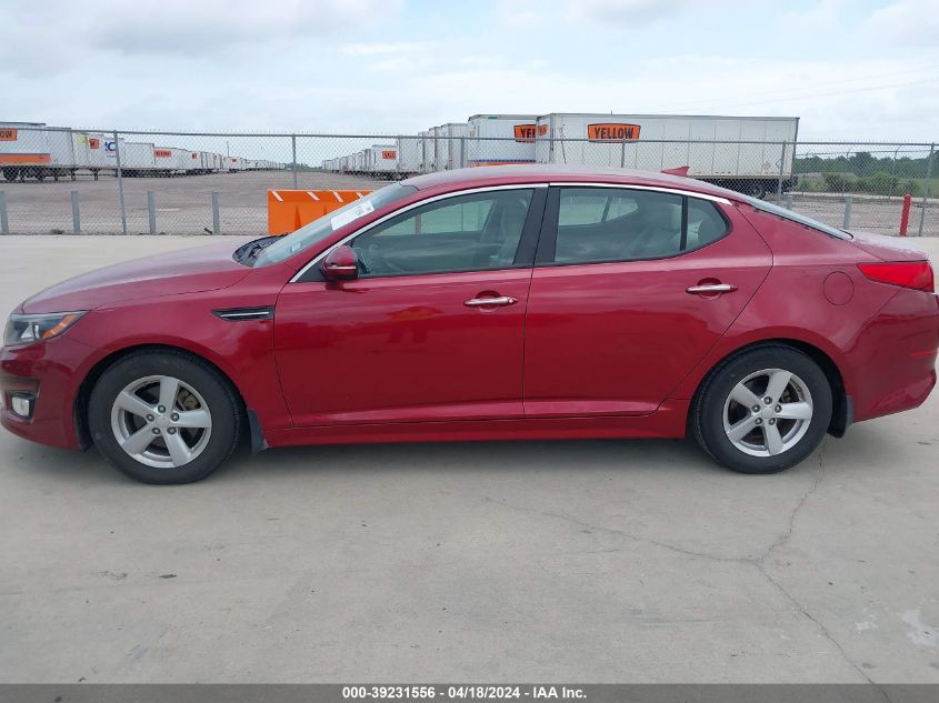 2015 Kia Optima Lx VIN: 5XXGM4A76FG450281 Lot: 39231556