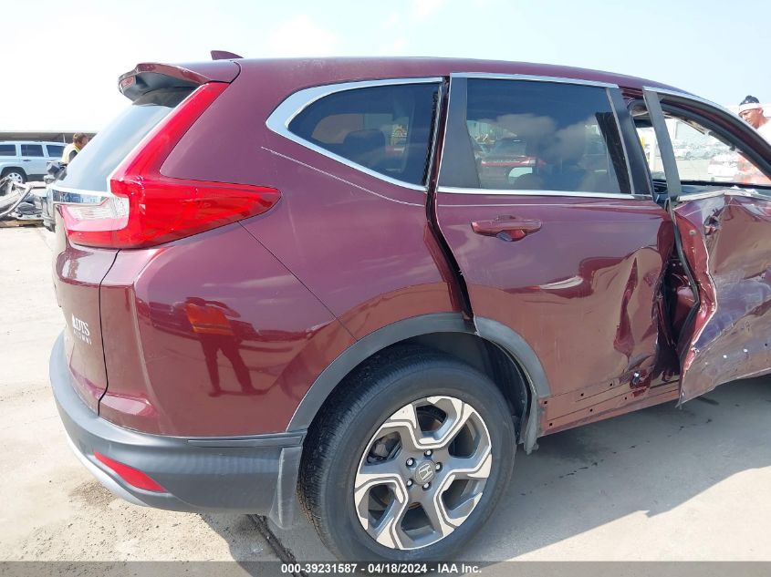 2019 Honda Cr-V Ex VIN: 5J6RW1H52KL001660 Lot: 39231587