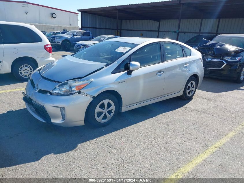 2015 Toyota Prius Two VIN: JTDKN3DU5F0459879 Lot: 39231591