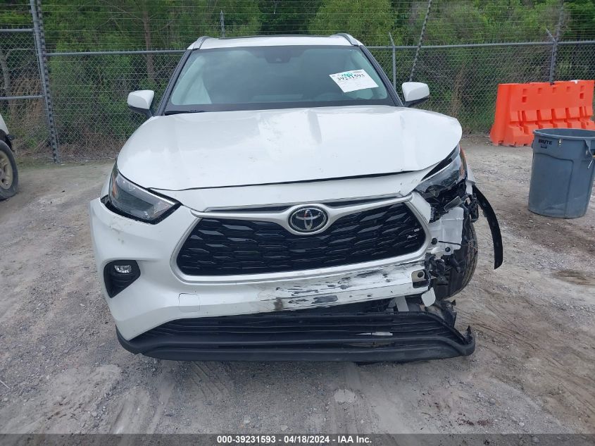 2023 Toyota Highlander Xle VIN: 5TDKDRAH2PS520326 Lot: 39231593