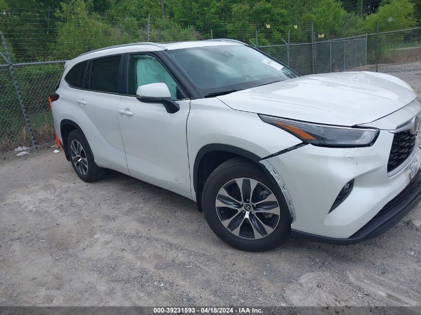 2023 Toyota Highlander Xle VIN: 5TDKDRAH2PS520326 Lot: 39231593