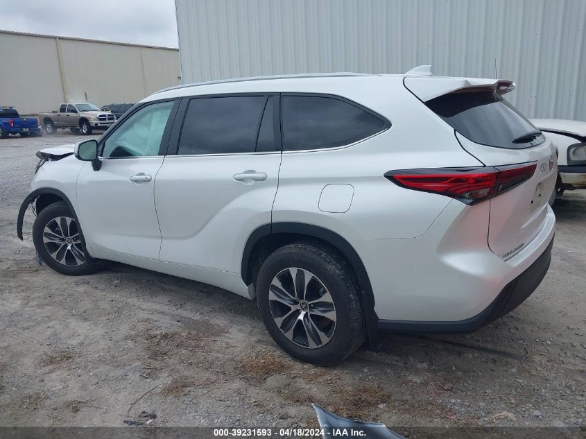 2023 Toyota Highlander Xle VIN: 5TDKDRAH2PS520326 Lot: 39231593