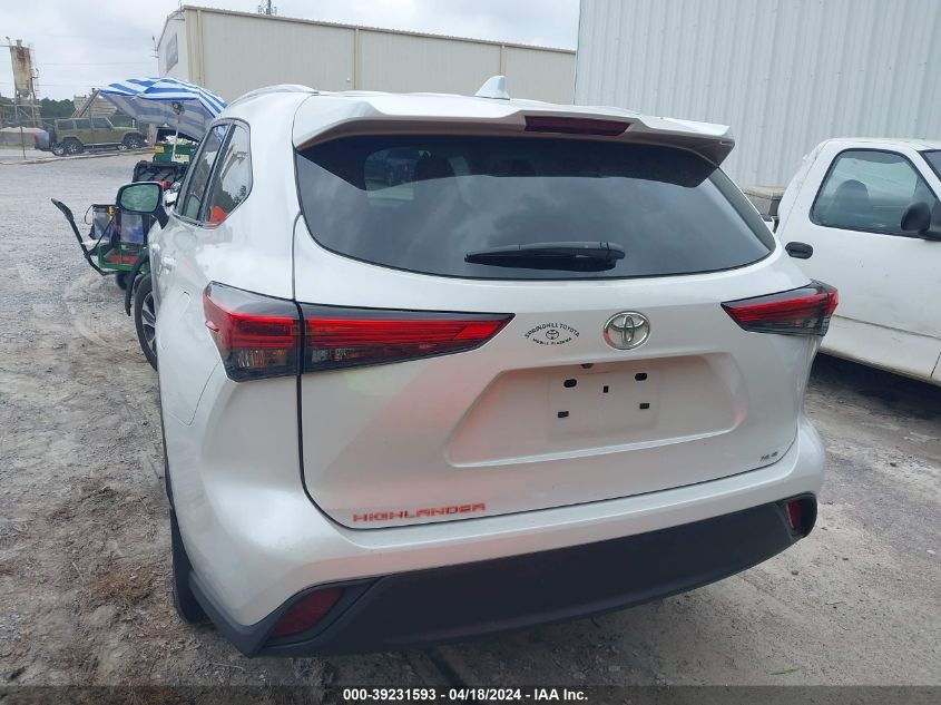 2023 Toyota Highlander Xle VIN: 5TDKDRAH2PS520326 Lot: 39231593