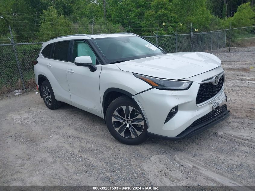 2023 Toyota Highlander Xle VIN: 5TDKDRAH2PS520326 Lot: 39231593