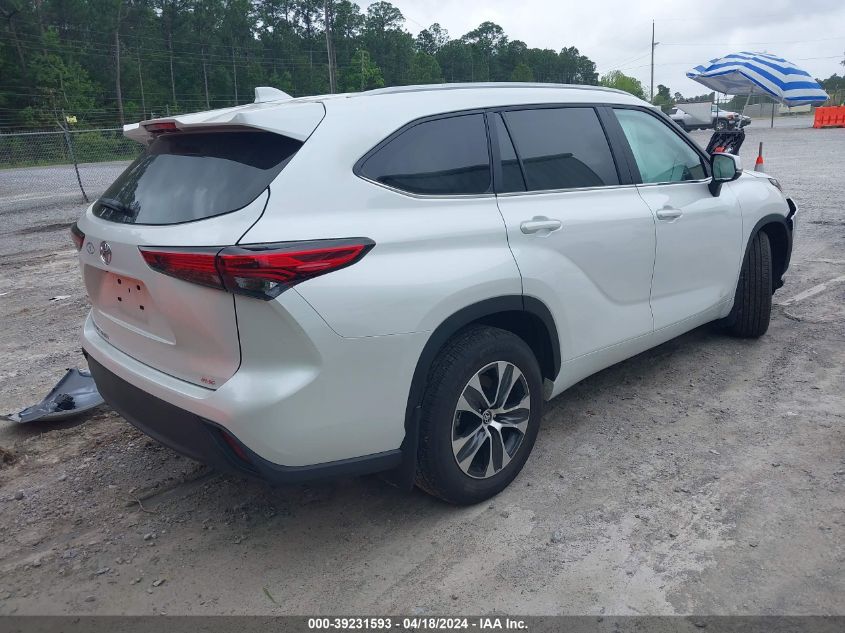 2023 Toyota Highlander Xle VIN: 5TDKDRAH2PS520326 Lot: 39231593