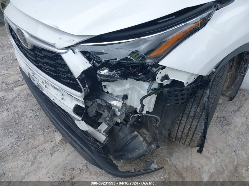 2023 Toyota Highlander Xle VIN: 5TDKDRAH2PS520326 Lot: 39231593