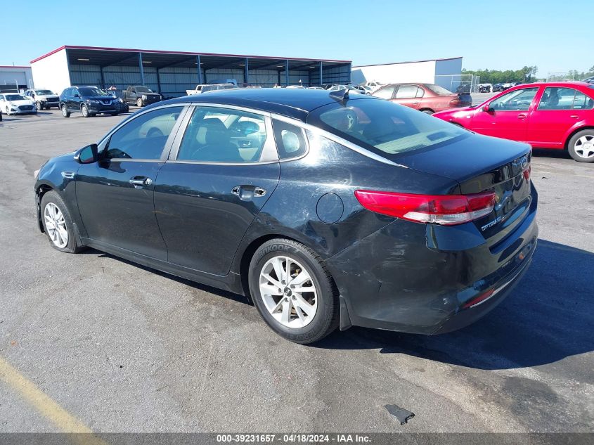 2016 Kia Optima Lx VIN: 5XXGT4L35GG051716 Lot: 39231657