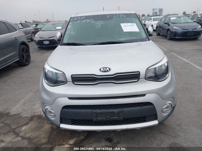 2018 Kia Soul + VIN: KNDJP3A54J7560186 Lot: 39231693