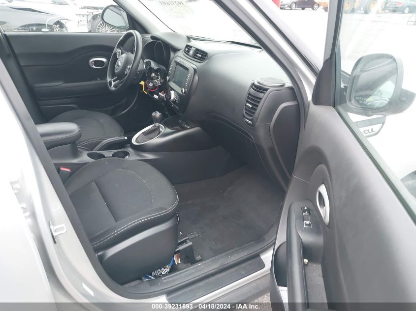 2018 Kia Soul + VIN: KNDJP3A54J7560186 Lot: 39231693