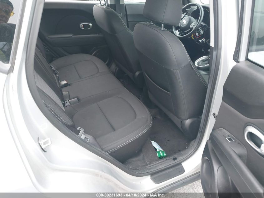 2018 Kia Soul + VIN: KNDJP3A54J7560186 Lot: 39231693