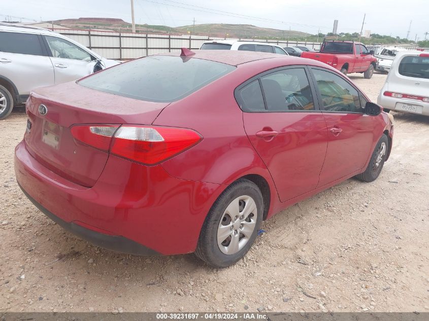 2014 Kia Forte Lx VIN: KNAFK4A60E5075805 Lot: 39231697