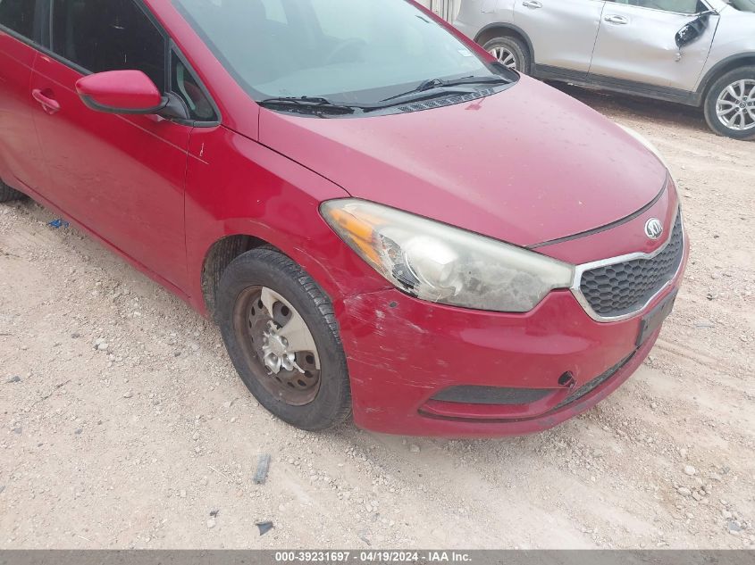 2014 Kia Forte Lx VIN: KNAFK4A60E5075805 Lot: 39231697