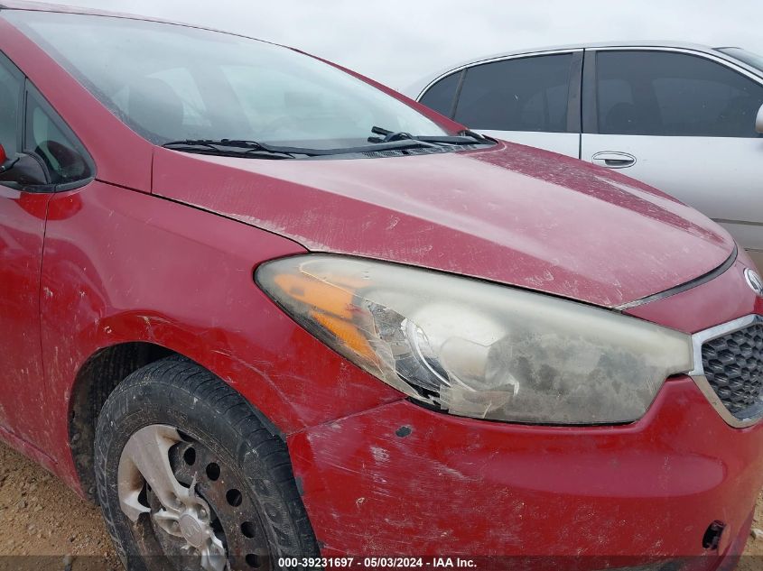 2014 Kia Forte Lx VIN: KNAFK4A60E5075805 Lot: 39231697