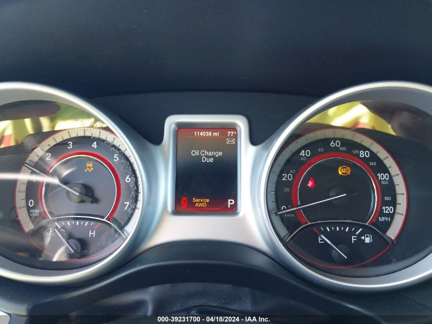 2016 Dodge Journey Sxt VIN: 3C4PDDBG5GT105831 Lot: 39231700