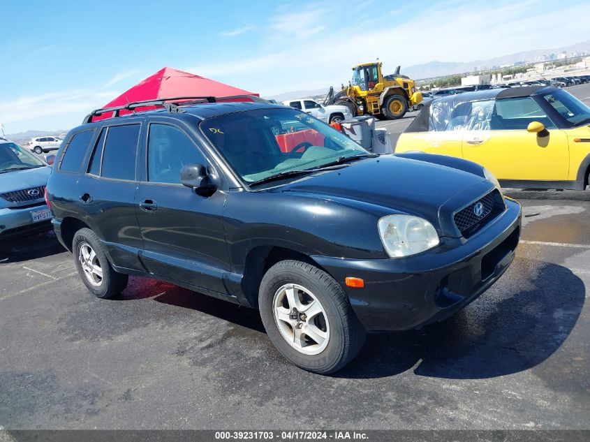 2004 Hyundai Santa Fe VIN: KM8SB12B04U827353 Lot: 20150810