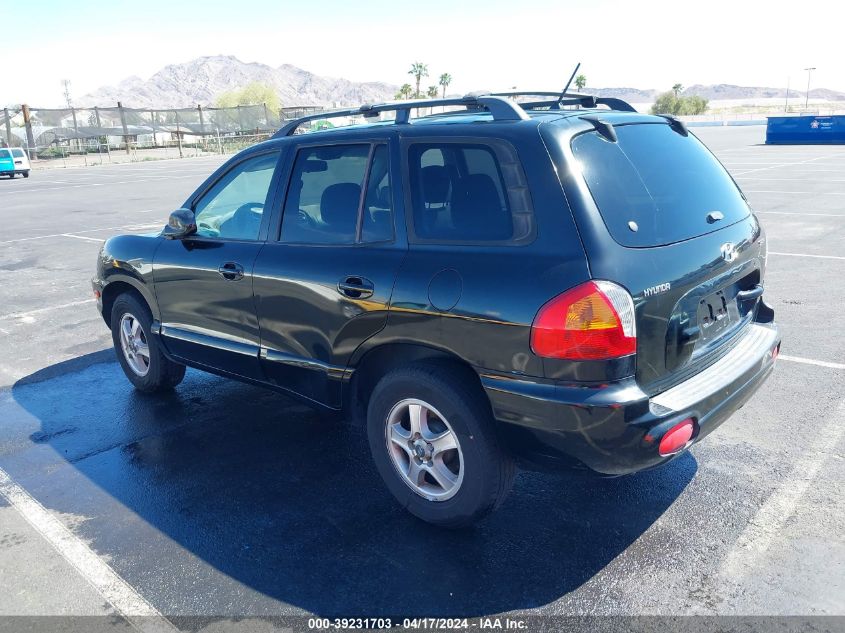 2004 Hyundai Santa Fe VIN: KM8SB12B04U827353 Lot: 20150810