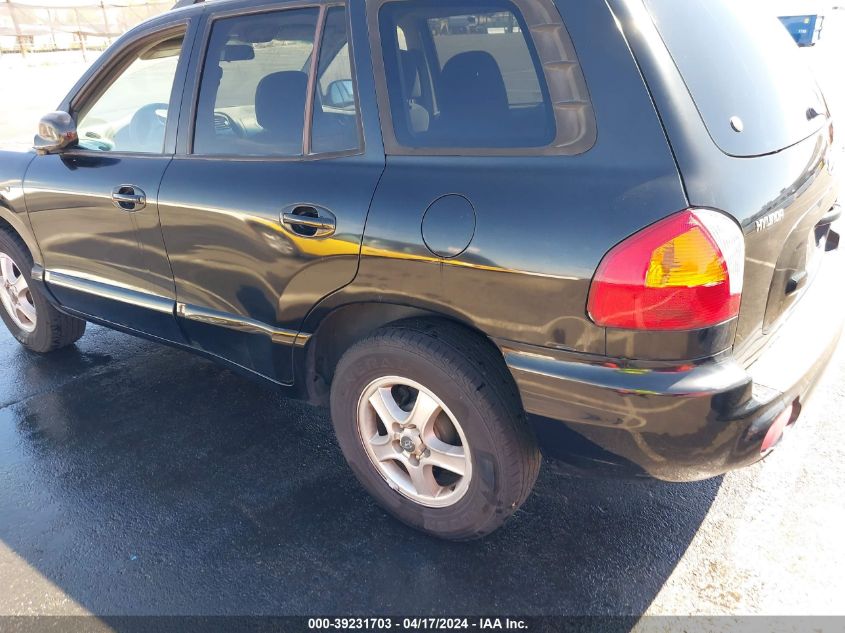 2004 Hyundai Santa Fe VIN: KM8SB12B04U827353 Lot: 20150810