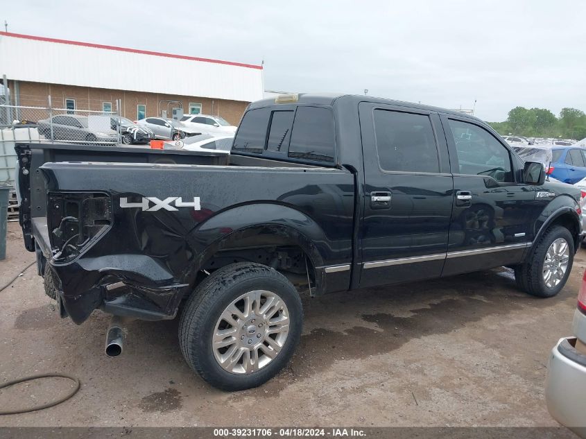 2013 Ford F-150 Platinum VIN: 1FTFW1ET2DFA45283 Lot: 39231706