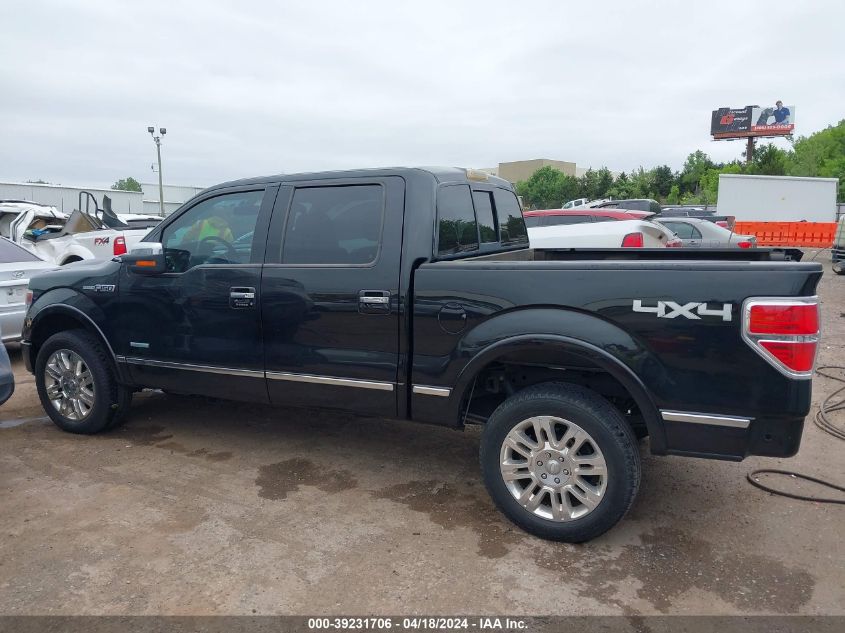 2013 Ford F-150 Platinum VIN: 1FTFW1ET2DFA45283 Lot: 39258606