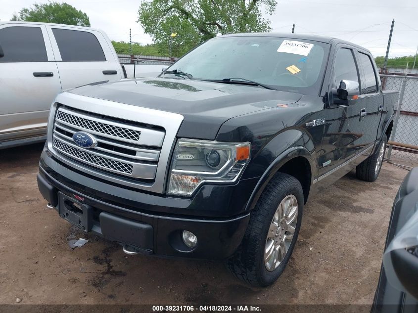 2013 Ford F-150 Platinum VIN: 1FTFW1ET2DFA45283 Lot: 39231706