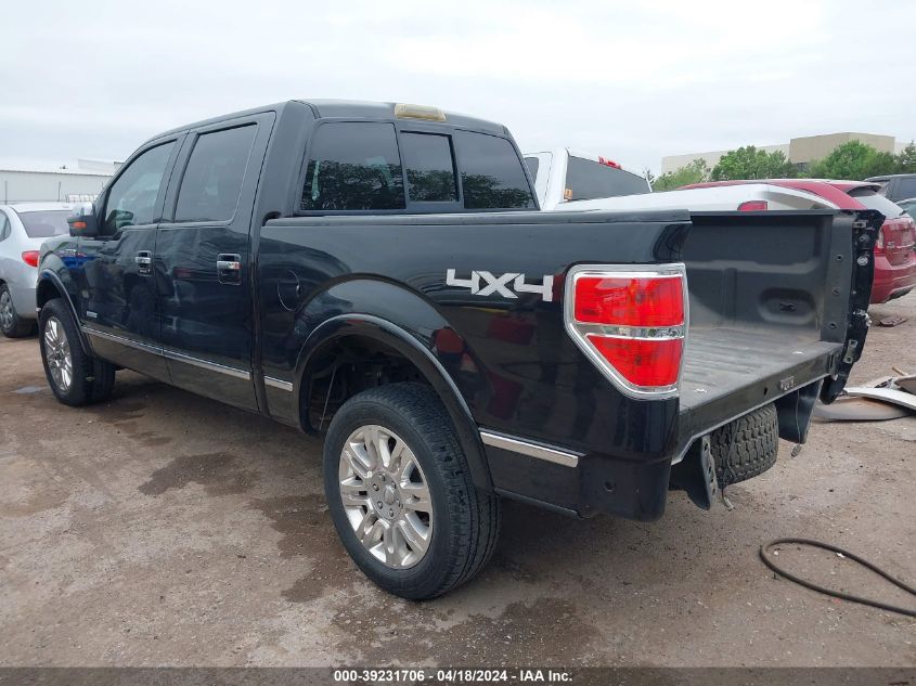 2013 Ford F-150 Platinum VIN: 1FTFW1ET2DFA45283 Lot: 39258606