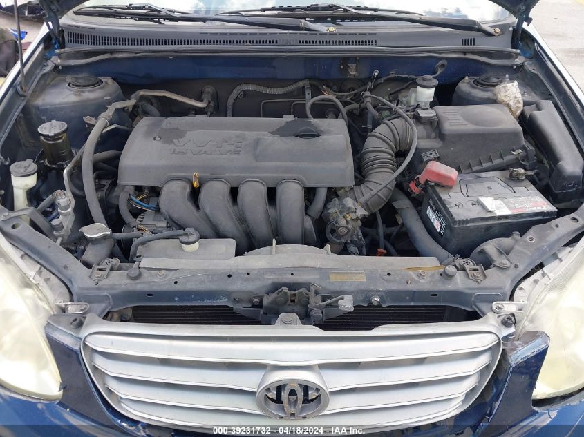 2004 Toyota Corolla Ce/Le/S VIN: 2T1KU4EE7AC283982 Lot: 20155571