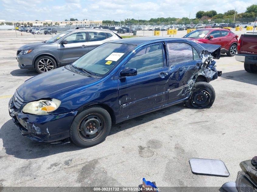 2004 Toyota Corolla Ce/Le/S VIN: 2T1KU4EE7AC283982 Lot: 20155571