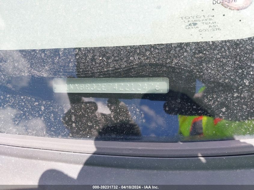 2004 Toyota Corolla Ce/Le/S VIN: 2T1KU4EE7AC283982 Lot: 20155571