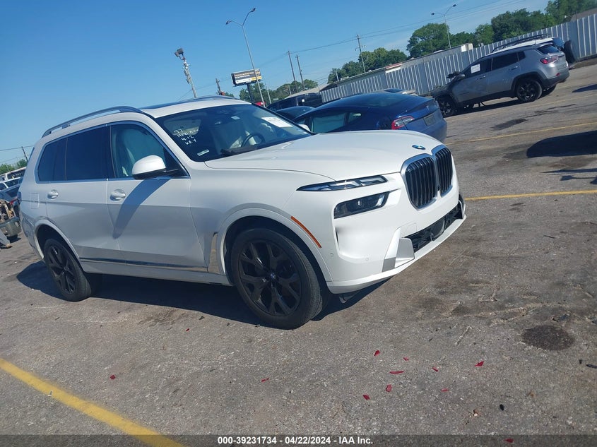 2024 BMW X7 xDrive40I VIN: 5UX23EM05R9S07742 Lot: 39231734