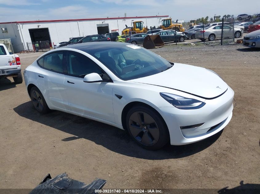 2023 Tesla Model 3 Long Range Dual Motor All-Wheel Drive VIN: 5YJ3E1EBXPF631106 Lot: 39231740