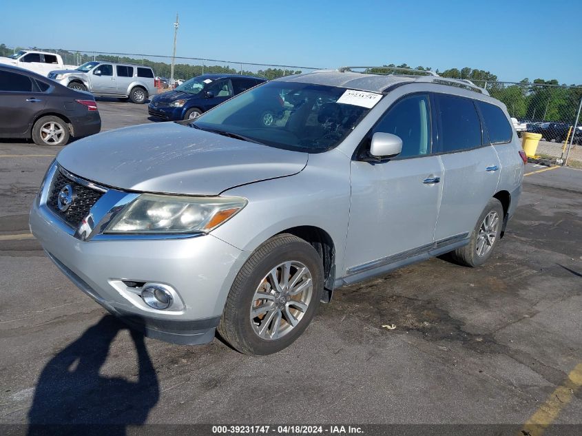 2013 Nissan Pathfinder Sl VIN: 5N1AR2MN1DC650693 Lot: 39231747