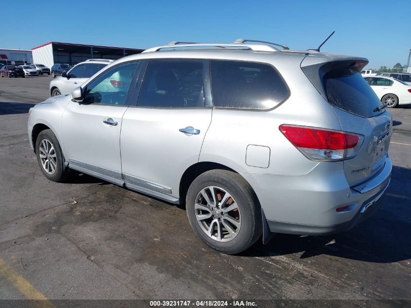 2013 Nissan Pathfinder Sl VIN: 5N1AR2MN1DC650693 Lot: 39231747