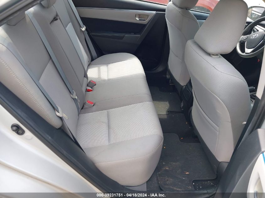 2015 Toyota Corolla Le VIN: 2T1BURHE6FC471862 Lot: 39231751