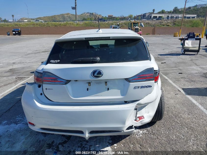 2012 Lexus Ct 200H Premium VIN: JTHKD5BH5C2068234 Lot: 39231752