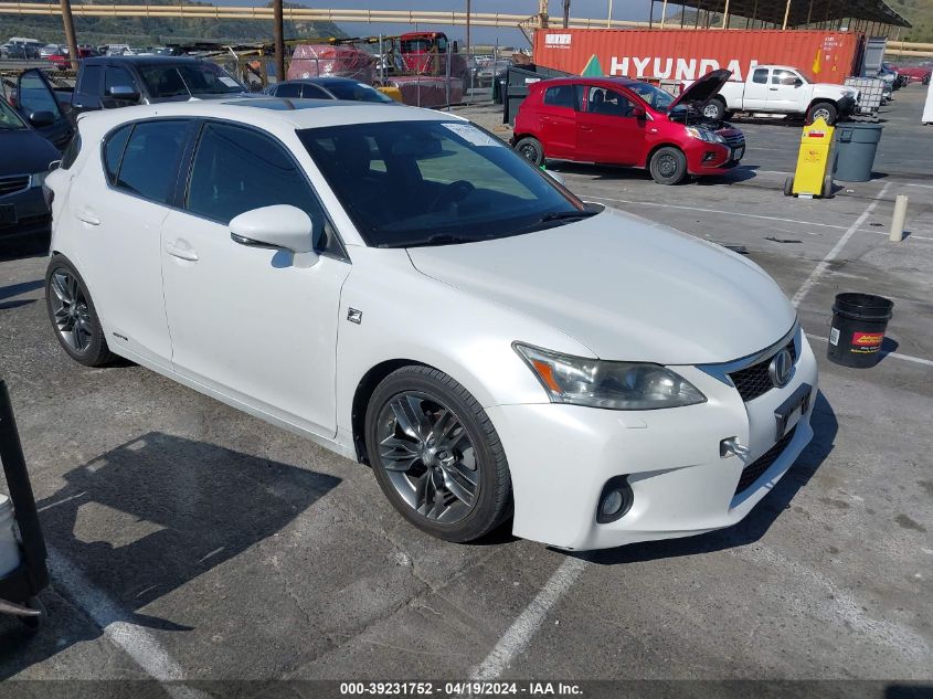 2012 Lexus Ct 200H Premium VIN: JTHKD5BH5C2068234 Lot: 39231752