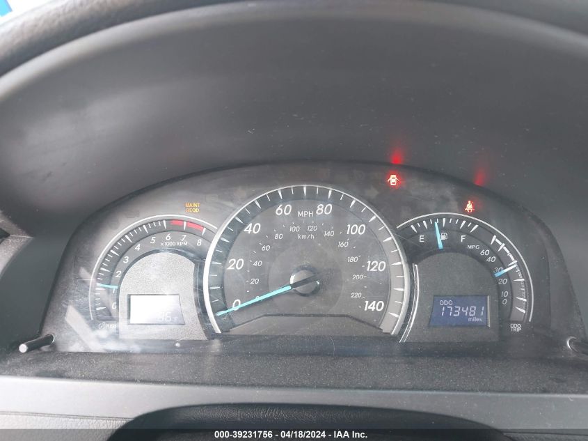 2013 Toyota Camry Le VIN: 4T1BF1FK6DU246907 Lot: 51735384