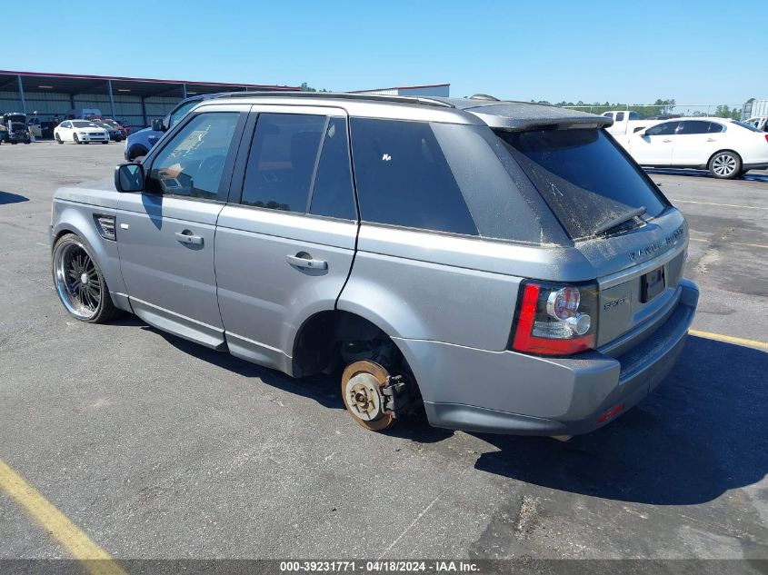 2013 Land Rover Range Rover Sport Hse VIN: SALSK2D46DA760552 Lot: 39231771