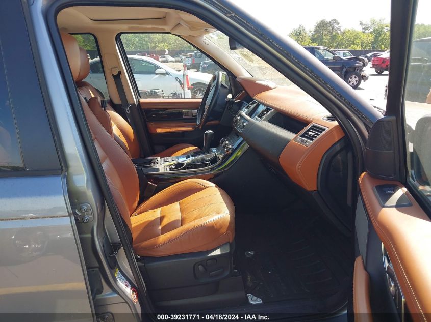 2013 Land Rover Range Rover Sport Hse VIN: SALSK2D46DA760552 Lot: 39231771