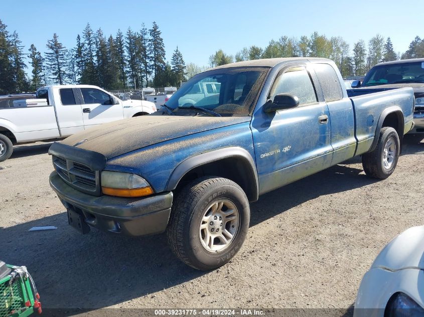 2002 Dodge Dakota VIN: 1B7GG12XX2S721119 Lot: 39257414