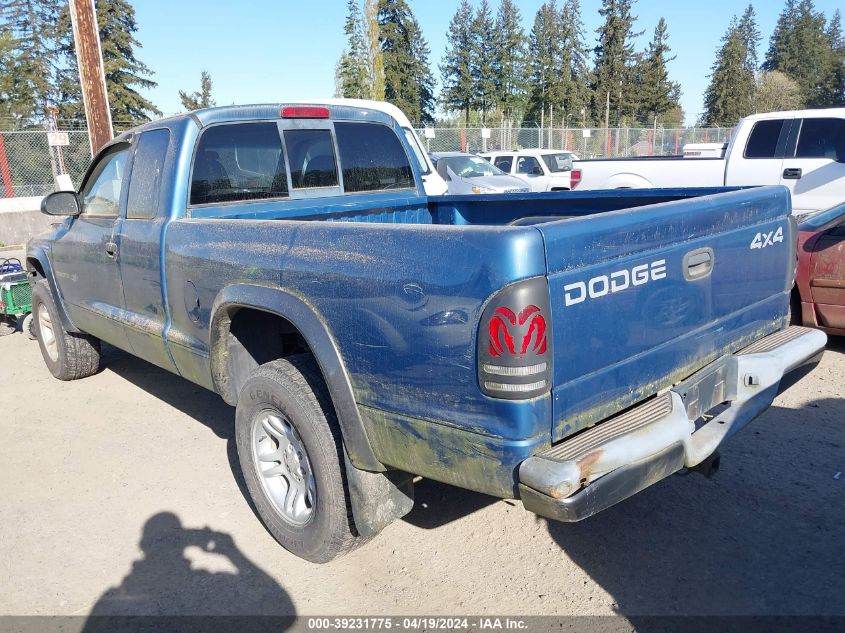 2002 Dodge Dakota VIN: 1B7GG12XX2S721119 Lot: 39257414