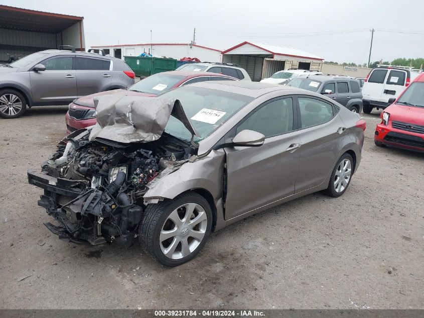 2012 Hyundai Elantra Limited VIN: 5NPDH4AE0CH100098 Lot: 39231784