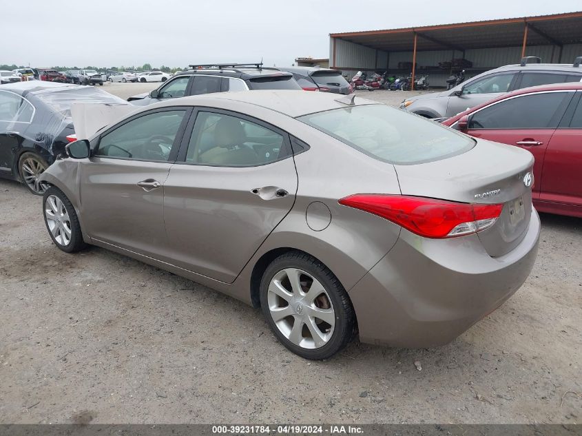 2012 Hyundai Elantra Limited VIN: 5NPDH4AE0CH100098 Lot: 39231784